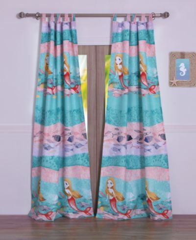 Парные шторы Mermaid's Window с подхватами Greenland Home Fashion