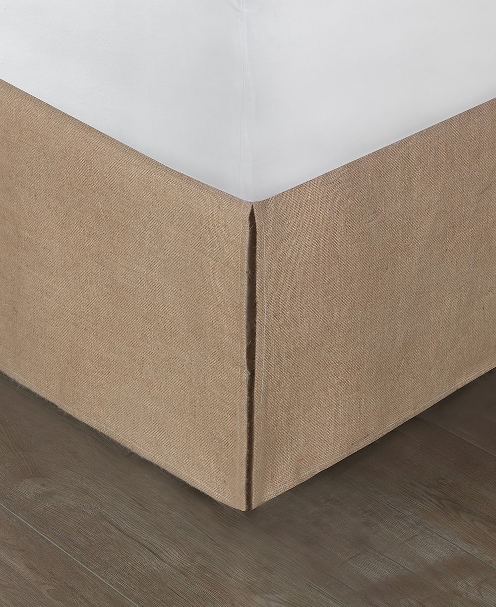 Greenland Home Fashions Burlap 15" Drop Bedskirt, Twin