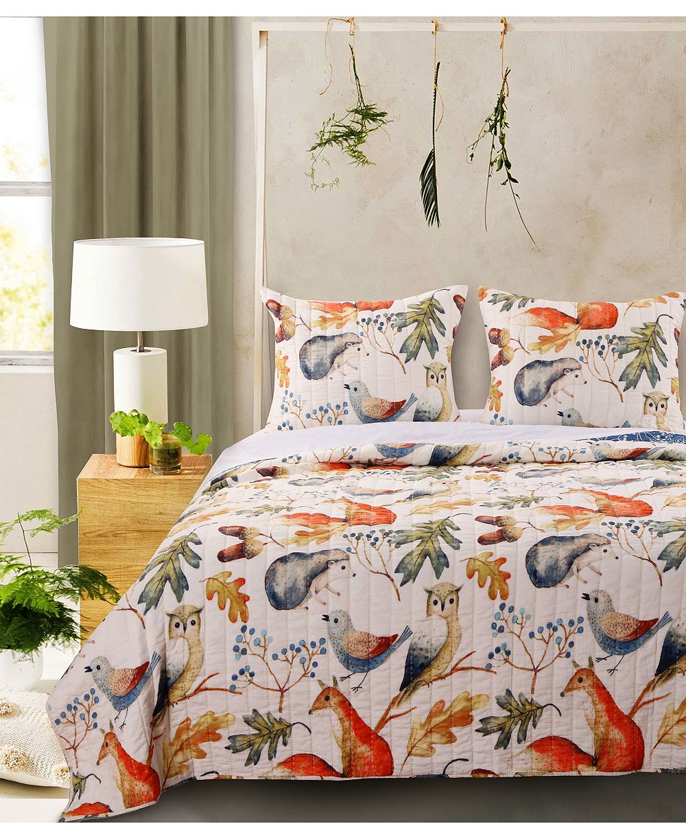 Greenland Home Fashions комплект из 3 покрывал Willow, King