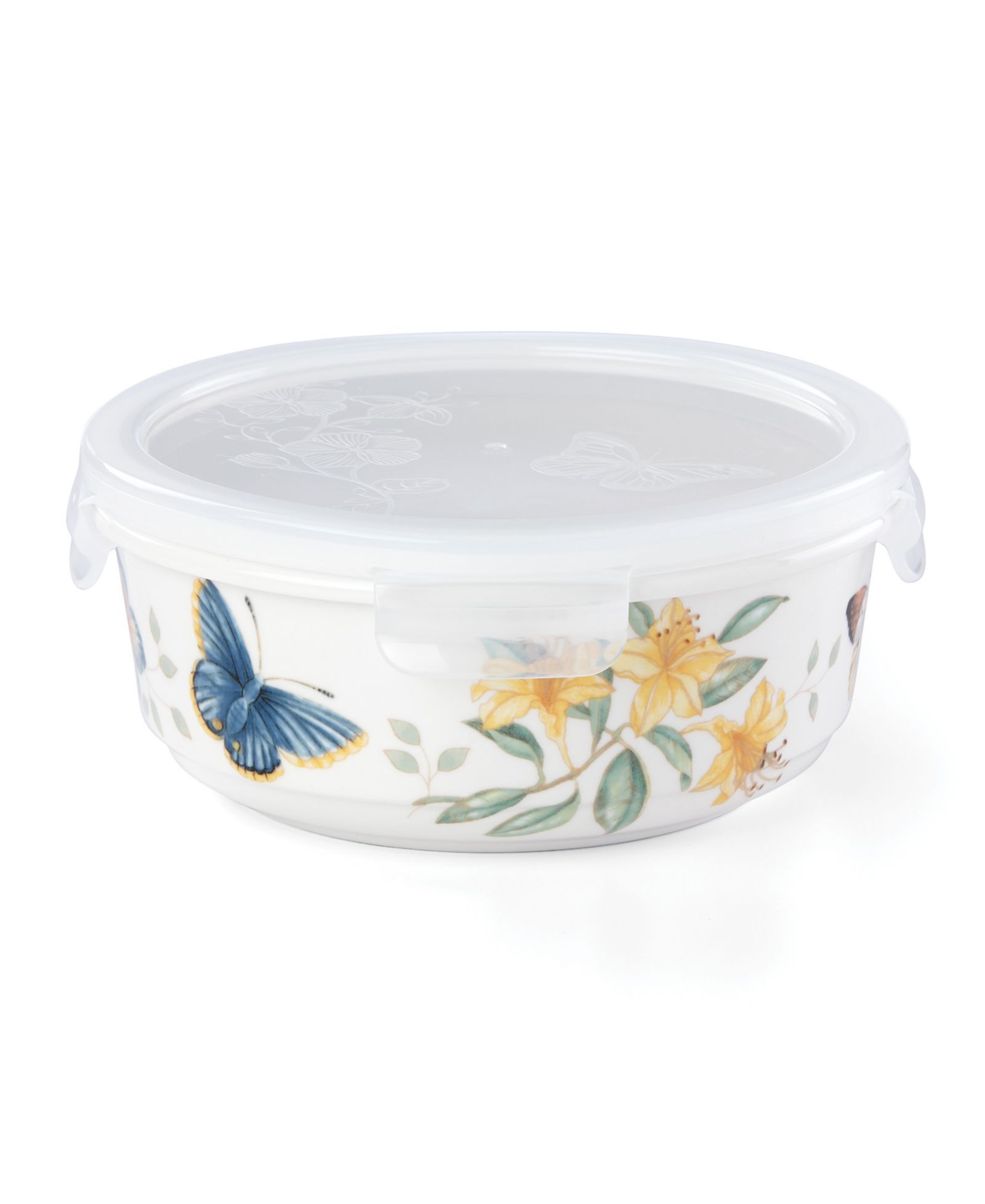 Круглая емкость для хранения Lenox Butterfly Meadow Kitchen Round Store & Serve