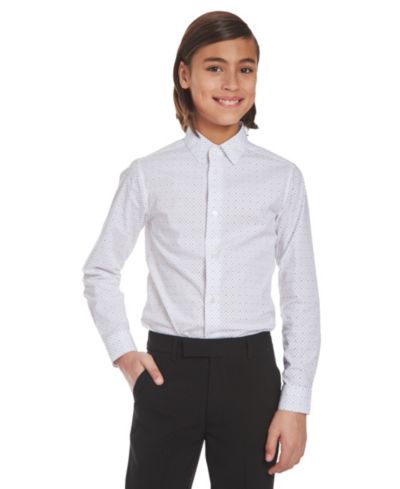 Мужская рубашка Calvin Klein Slim-Fit Stretch с логотипом