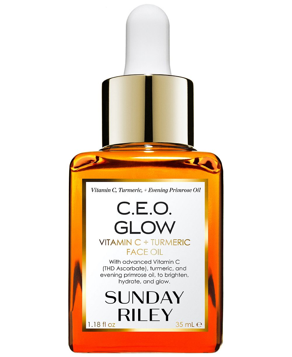 Sunday Riley C.E.O. Glow сыворотка для лица с витамином C и куркумой, 1.18oz.