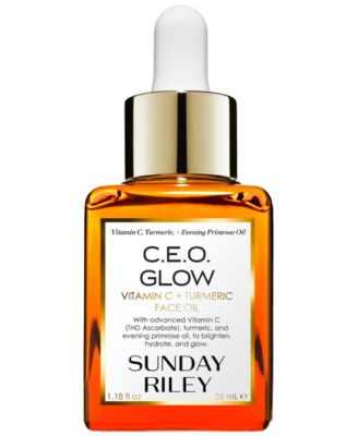 Sunday Riley C.E.O. Glow сыворотка для лица с витамином C и куркумой, 1.18oz.