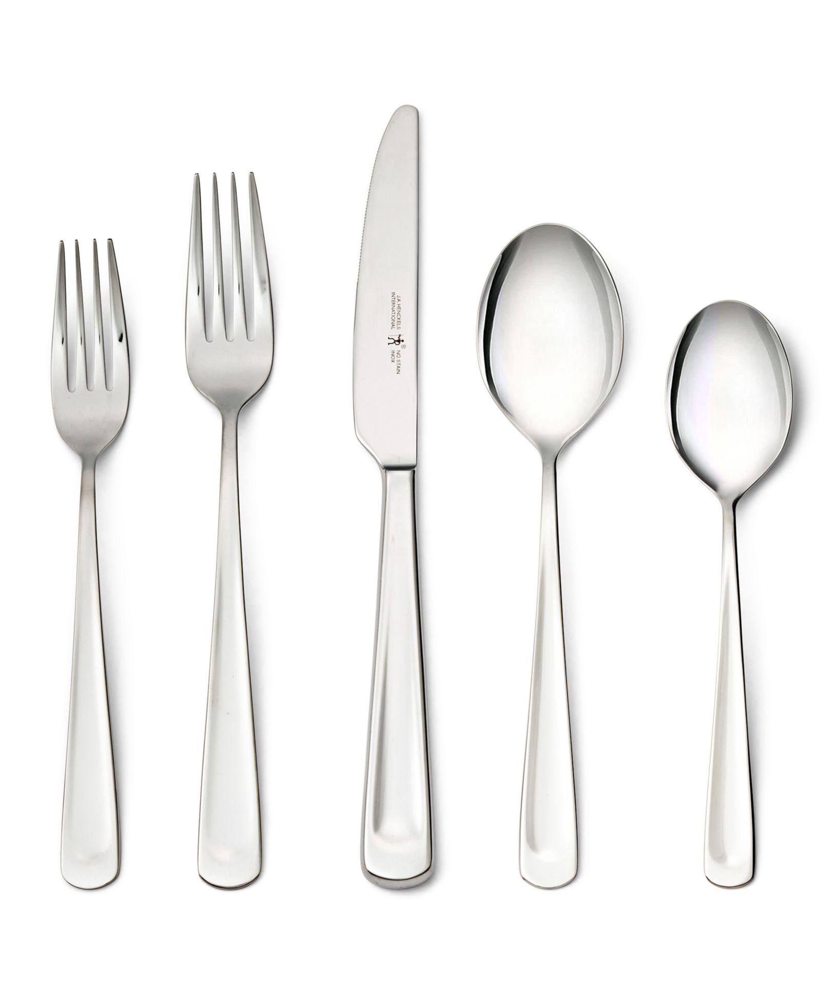 Henckels Silvano 18/10 Stainless Steel 45 Pc. Flatware Set, Service for 8
