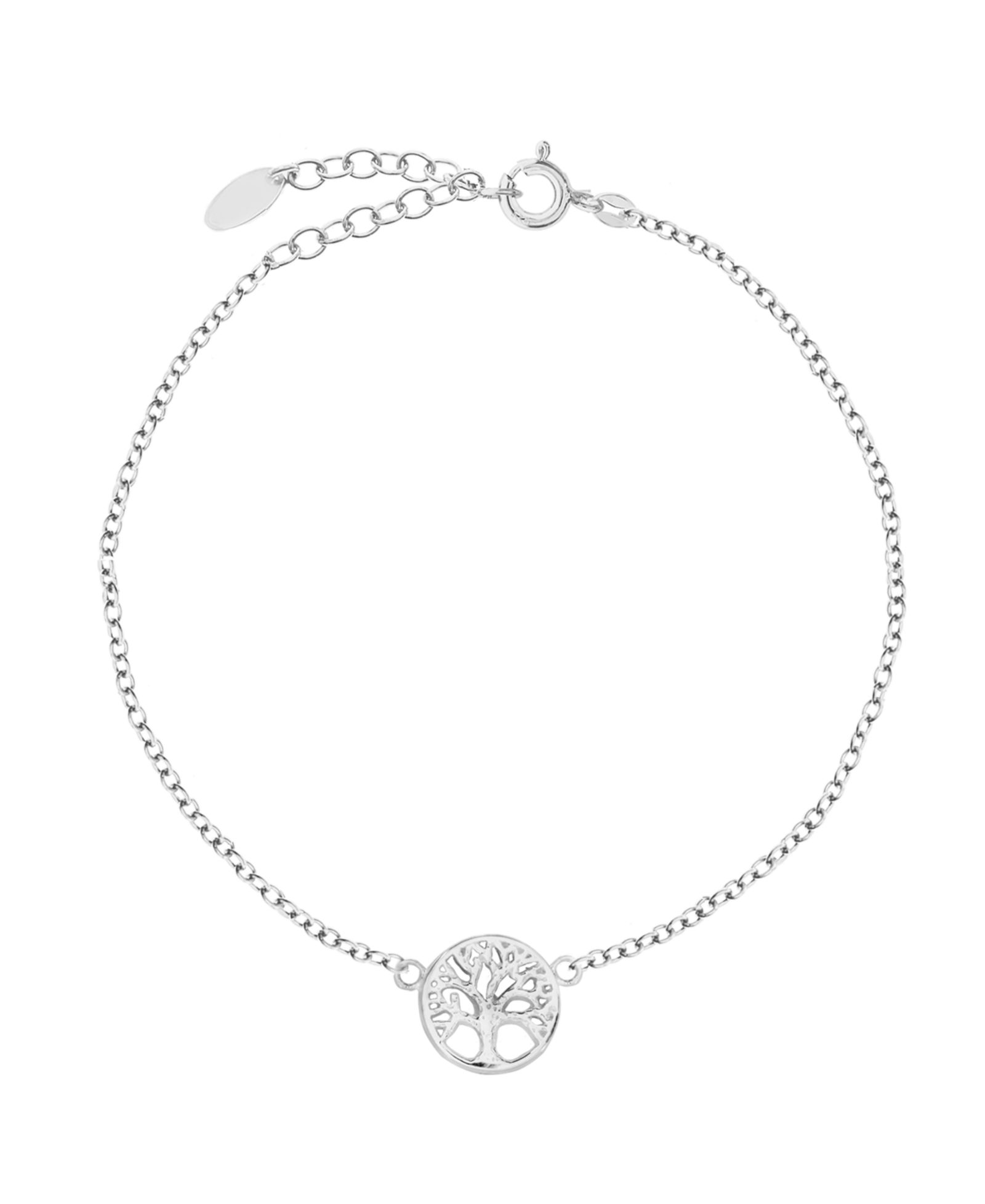 Браслет на ногу Bodifine Sterling Silver Family Tree