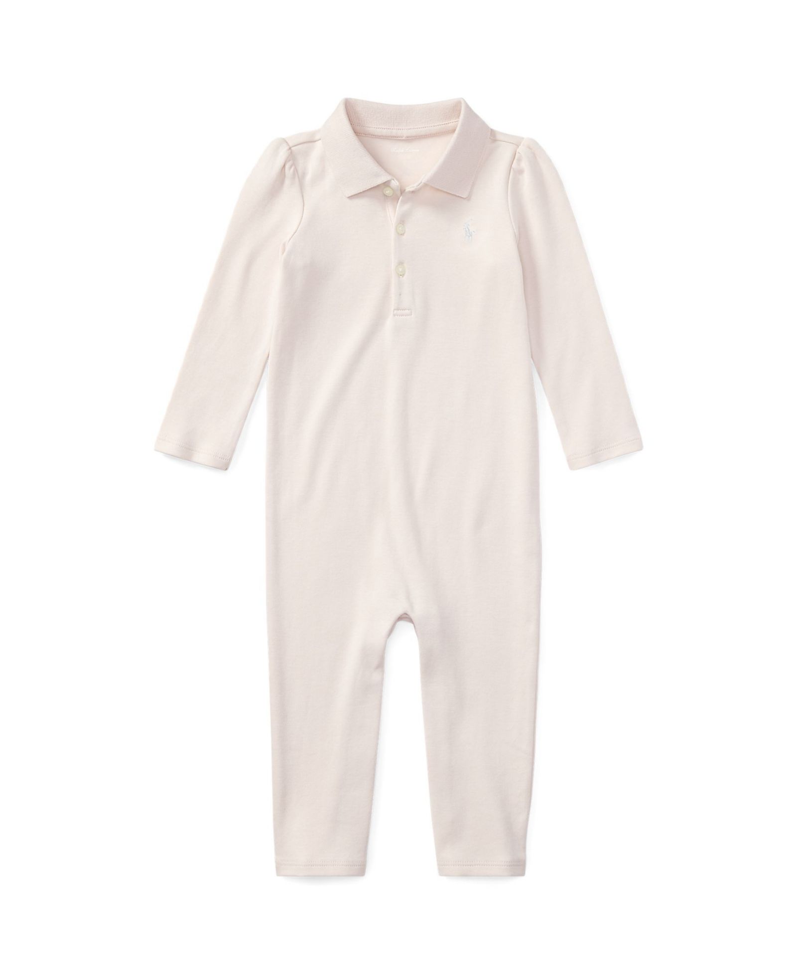 Детский комбинезон Polo Ralph Lauren Baby Girls Ribbed Polo Collar