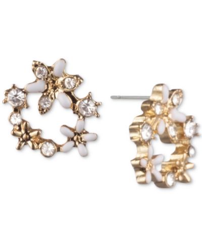 Серьги lonna & lilly Crystal Flower Open Stud Extra Small