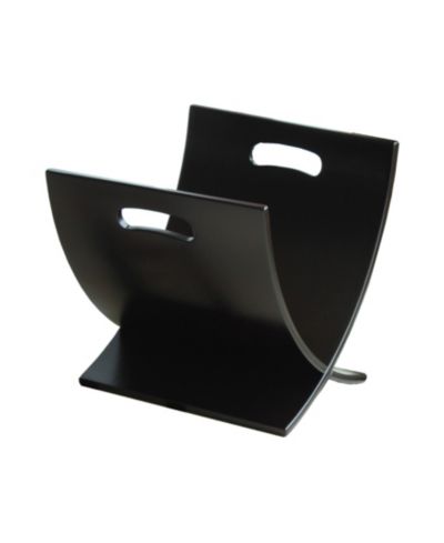 Oceanstar Contemporary X Style Wooden Magazine Rack