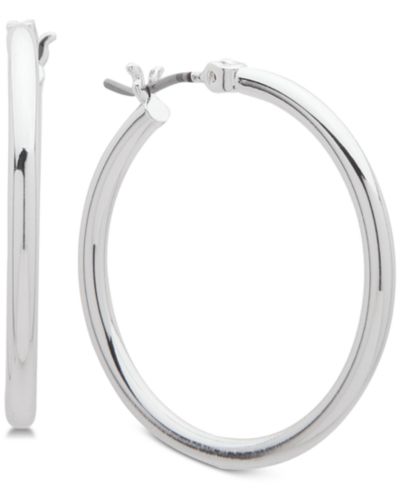 Lauren Ralph Lauren Medium Hoop Earrings 1.2"