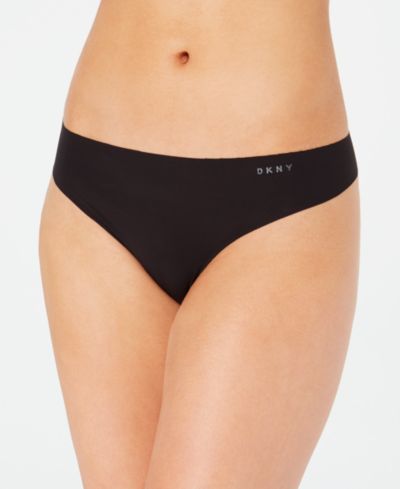 Женские трусики DKNY Litewear Cut Anywear Logo Thong-DK5026