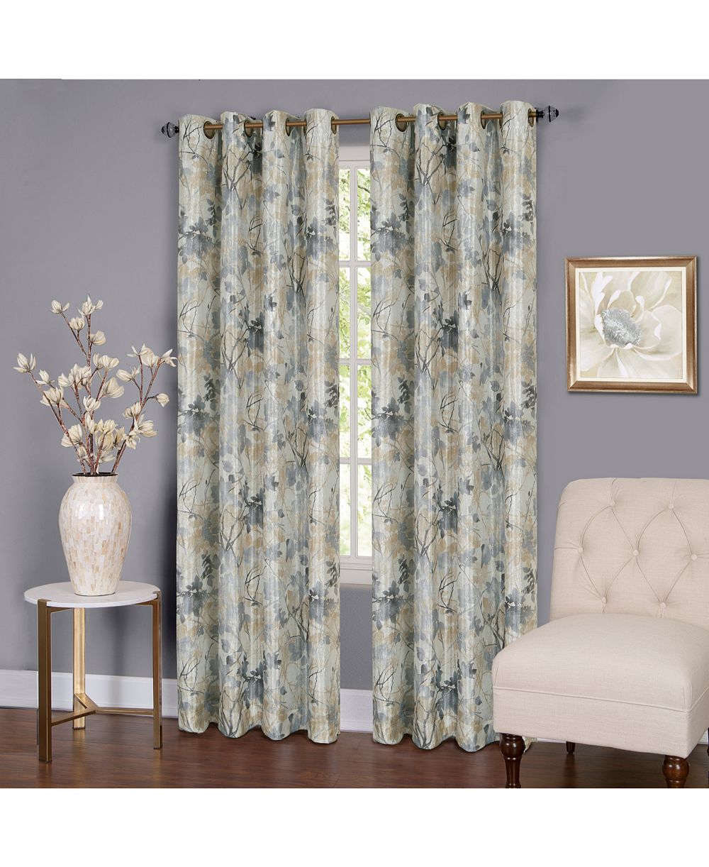 Панель для окна Achim Tranquil Lined Grommet Top 50" x 63"