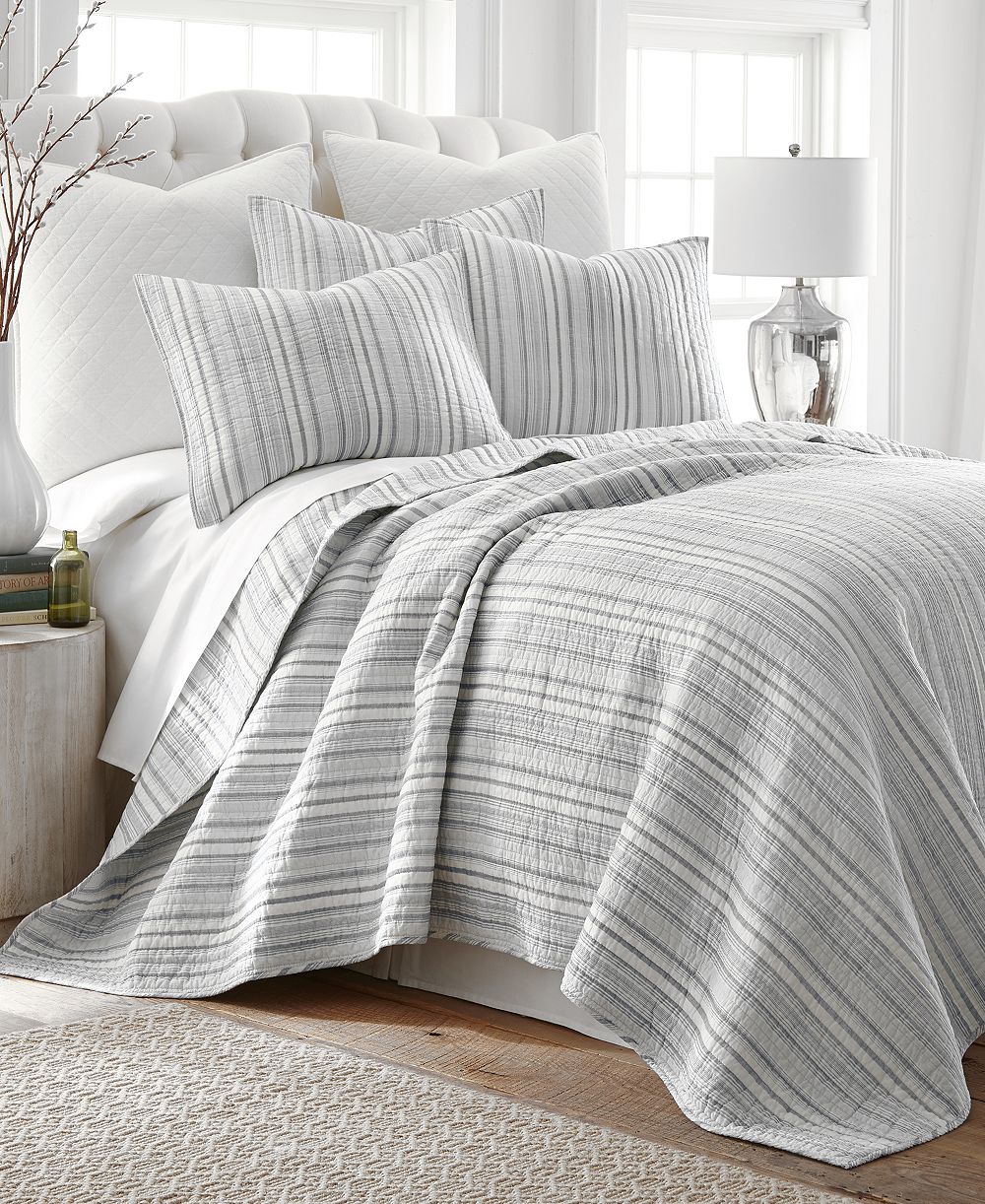 Levtex Home комплект из 3 стеганых покрывал Bondi Stripe Full/Queen