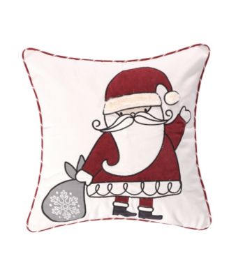 Декоративная подушка Levtex Santa Claus Lane Applique 18" x 18"