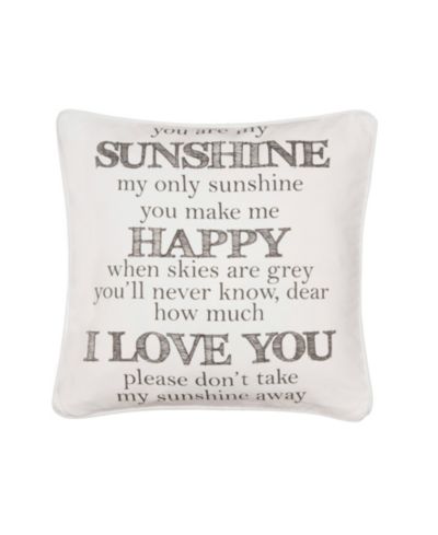 Декоративная подушка Levtex You Are My Sunshine, 20" x 20"