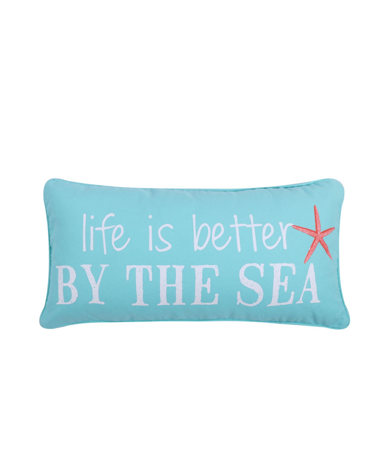 Levtex Life Is Better By The Sea Decorative Pillow, 12" x 24"