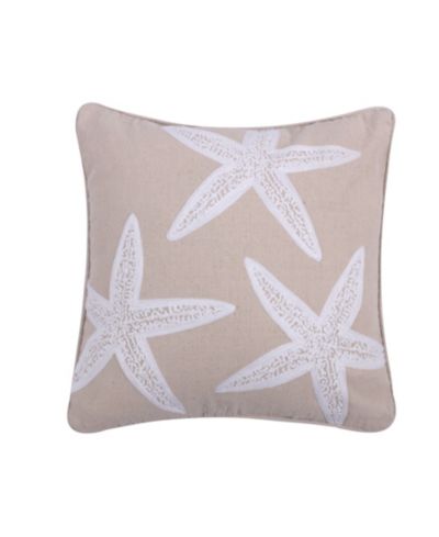 Levtex Starfish Декоративная подушка, 18" x 18"