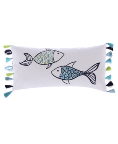 Декоративная подушка Levtex Fish Tassels 12" x 24"