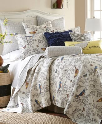 Комплект из 2 стеганых одеял Levtex Home Mockingbird, Full/Queen