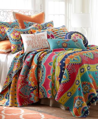 Комплект покрывала Levtex Home Amelie Boho Vibrant 3-Pc. Full/Queen