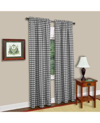 Achim Buffalo Check Window Panel, 42" x 84"