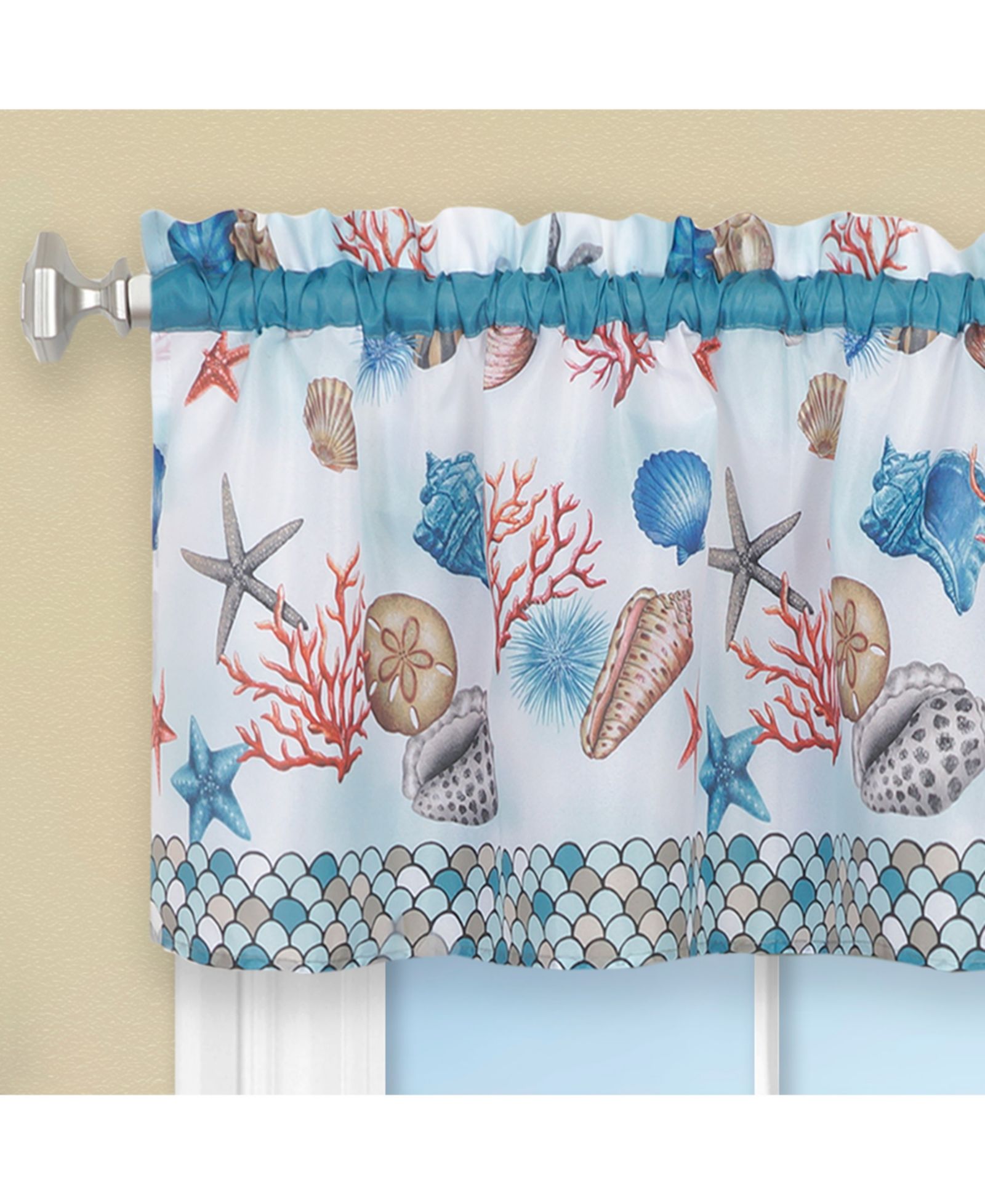 Набор Achim Coastal Tier & Valance, 58" x 36"