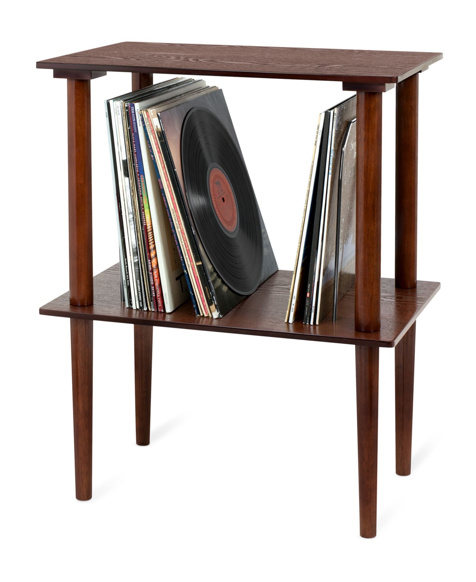 Деревянная подставка Victrola с держателем для пластинок Innovative Technology