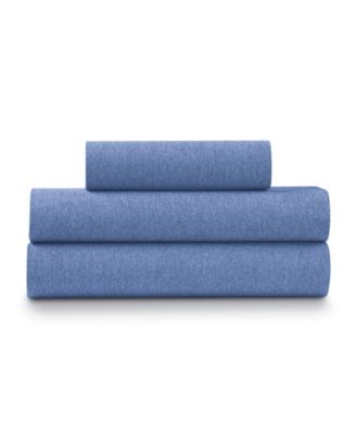Ella Jayne Soft Heather Jersey Knit 3-Pc. Sheet Set, Twin
