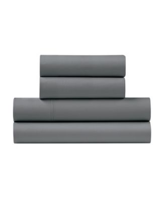 Ella Jayne Percale Cool and Crisp 100% Cotton 4-Pc. Sheet Set, Queen