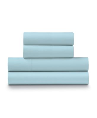 Ella Jayne Percale Cool and Crisp 100% Cotton 4-Pc. Sheet Set, California King