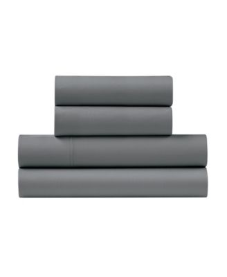 Ella Jayne Percale Cool and Crisp 100% Cotton 4-Pc. Sheet Set, Full
