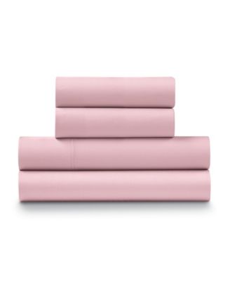 Ella Jayne Percale Cool and Crisp 100% Cotton 4-Pc. Sheet Set, King