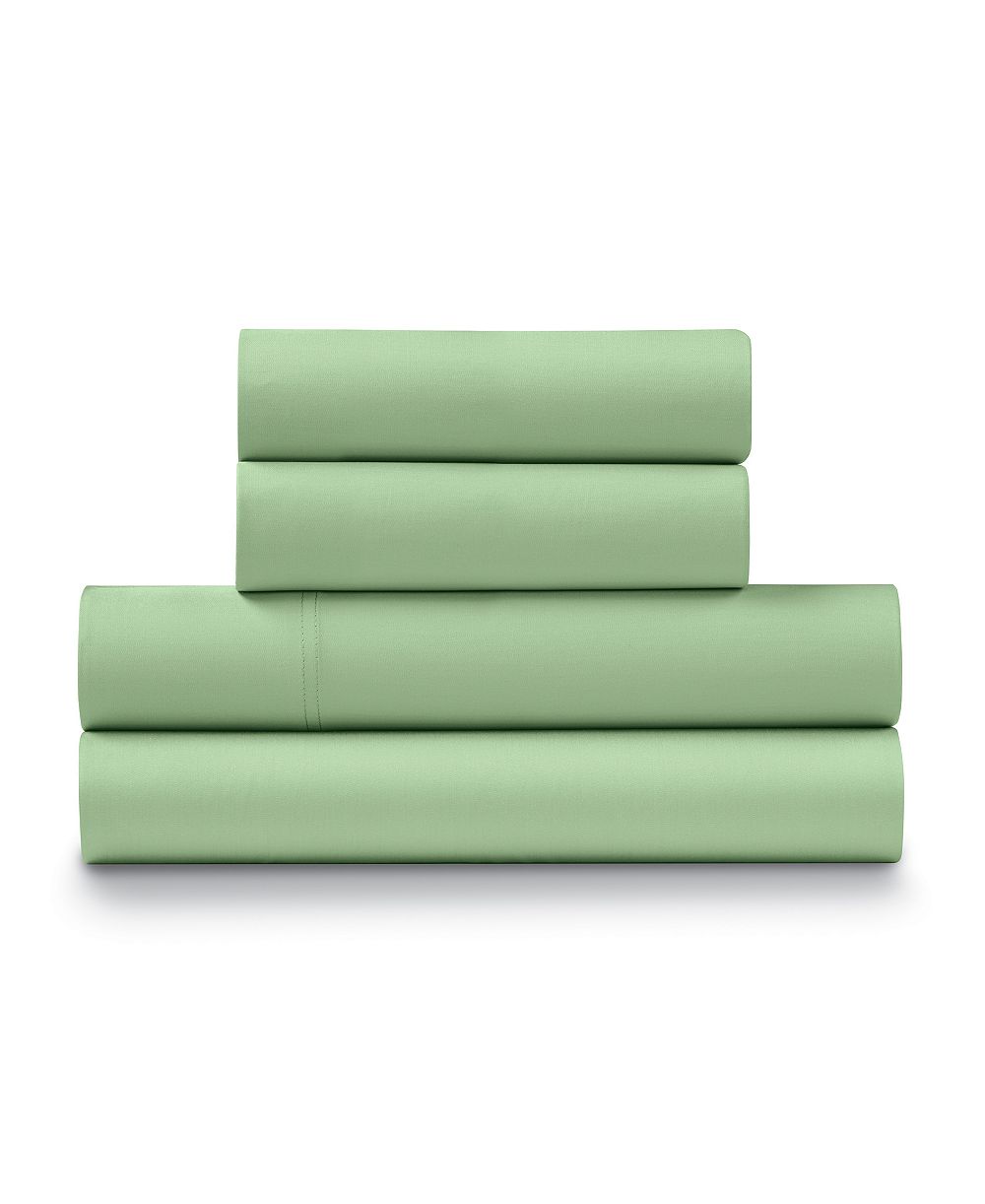Ella Jayne 500 Thread Count 100% Cotton Sateen 4-Pc. Sheet Set, Queen