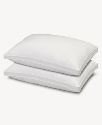 Ella Jayne Gusseted Firm Plush Down Alternative Side/Back Sleeper 2-Pack Pillow, King