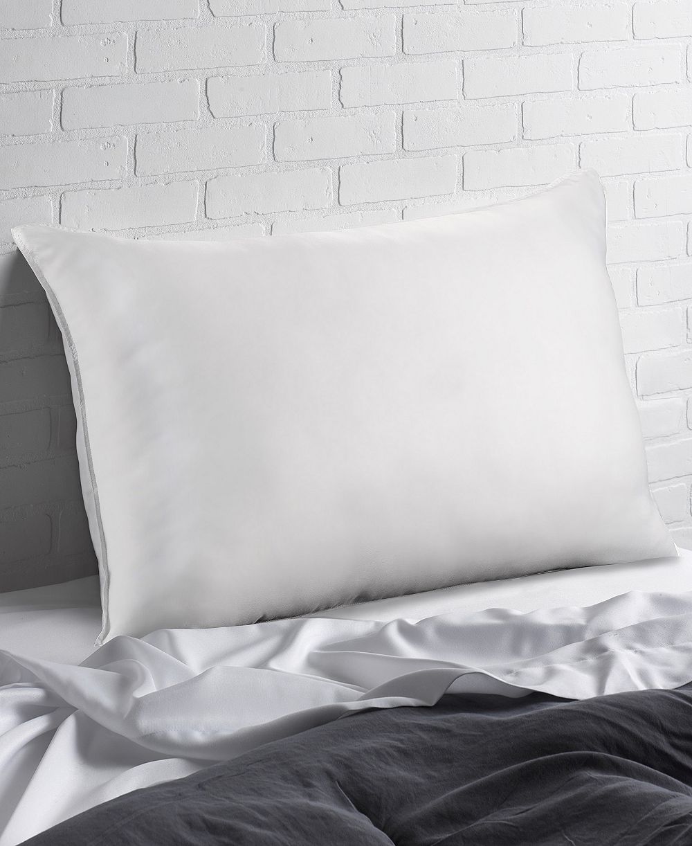 Ella Jayne White Down 100% Certified RDS Soft Density Stomach Sleeper Pillow, Queen
