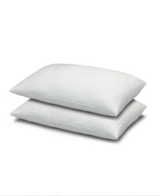 Ella Jayne Cool N' Comfort Medium Density Gel Fiber CoolMax Technology 2-Pack Pillows, Queen