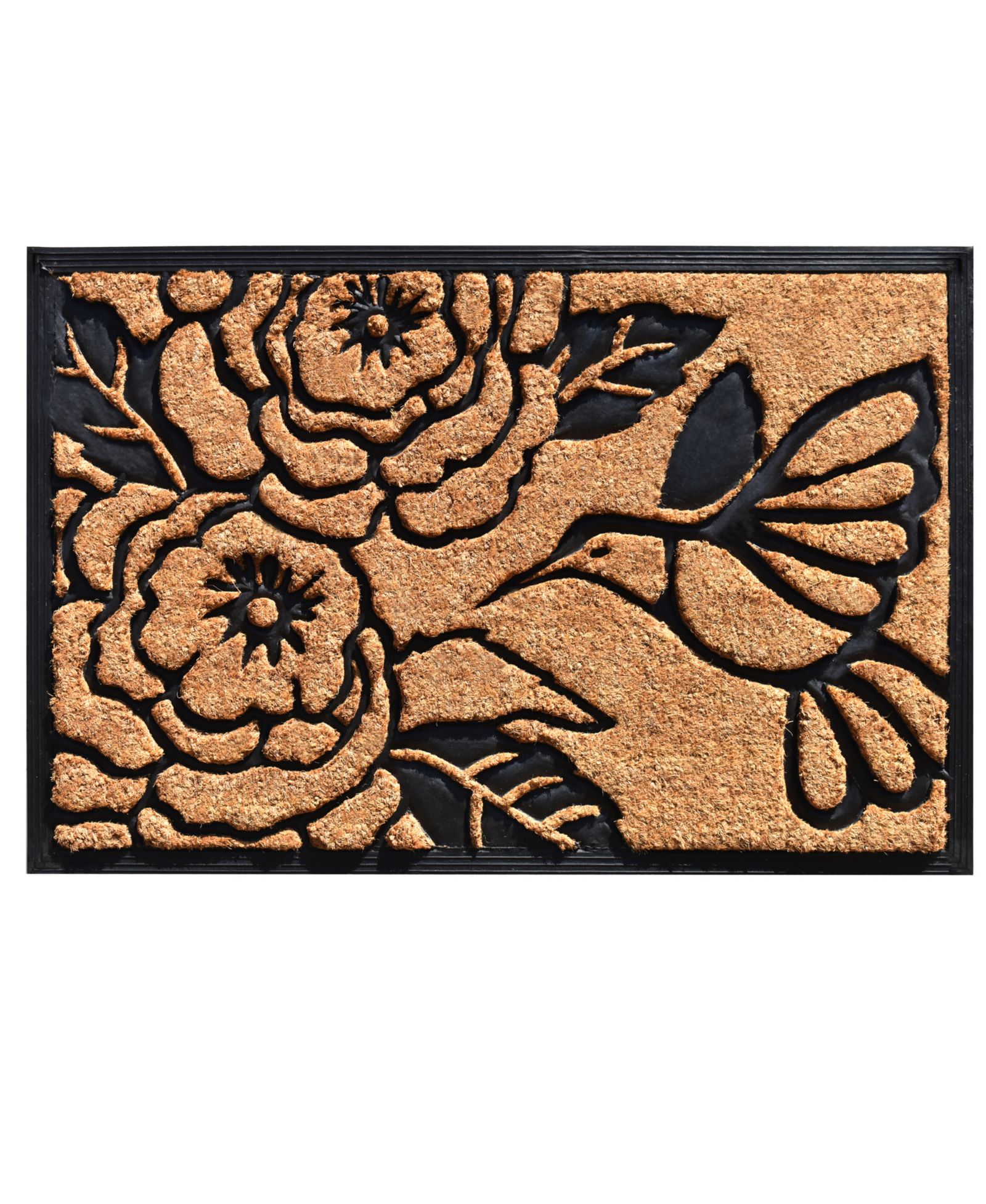 Home & More Коврик для двери Hummingbird Haven Coir/Rubber