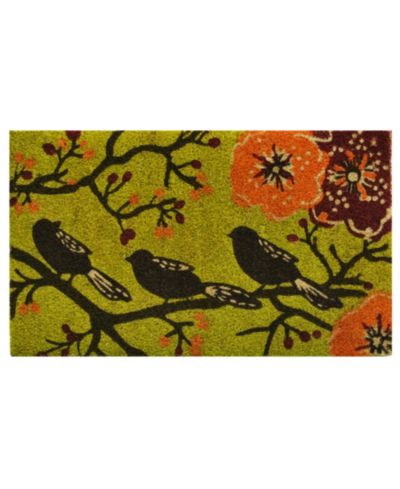 Коврик для ног Home & More Birds in a Tree Coir/Vinyl, 17" x 29"