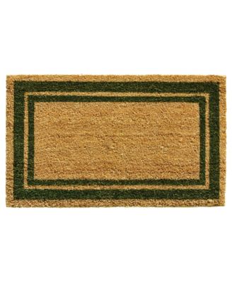 Home & More Border Natural Coir/Vinyl Doormat, 18" x 30"