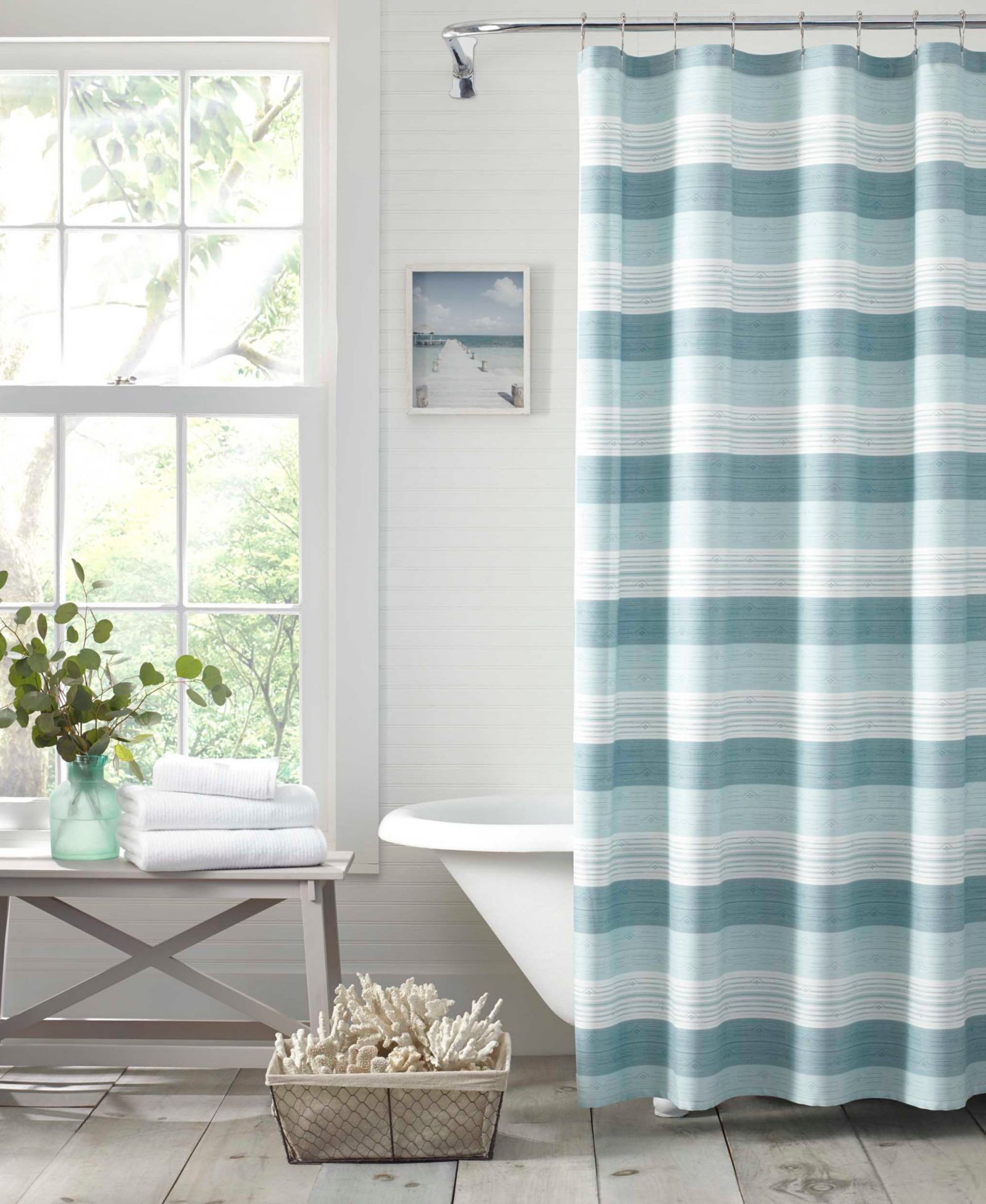 Штора для душа Tommy Bahama Home Hula Beach, 72" x 72"