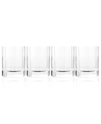 Luigi Bormioli Bach 11.25 Oz Double Old Fashioned Glasses, Set of 4