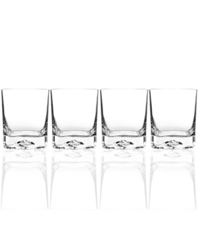 Luigi Bormioli Glassware, Set of 4 On the Rocks Double Old-Fashioned Glasses