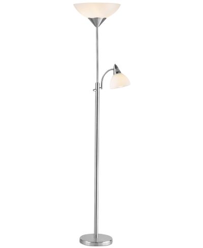 Adesso Piedmont торшер Steel Torchiere Floor Lamp