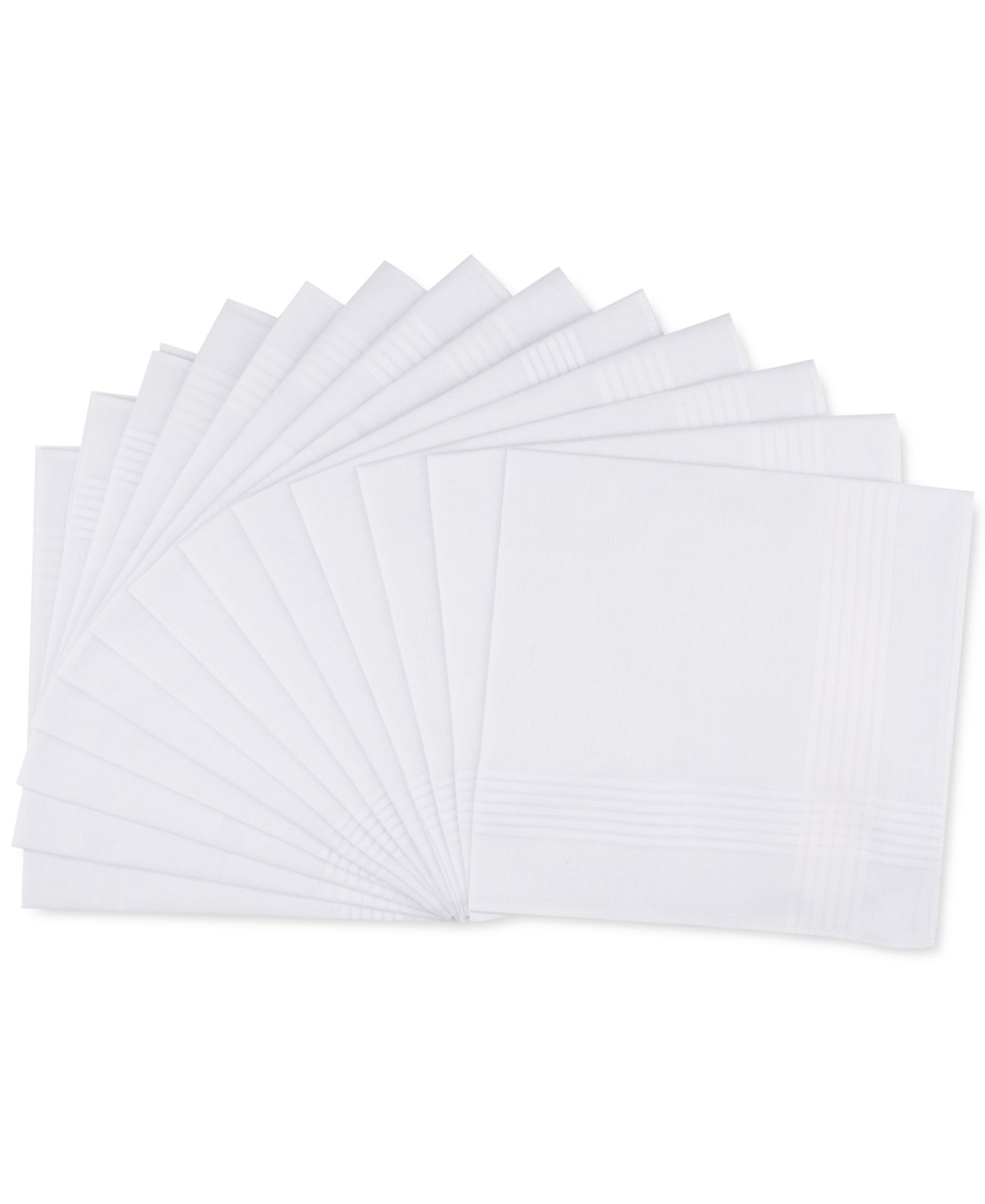 Набор платков Club Room Men’s 13-Pc. White Border-Stripe