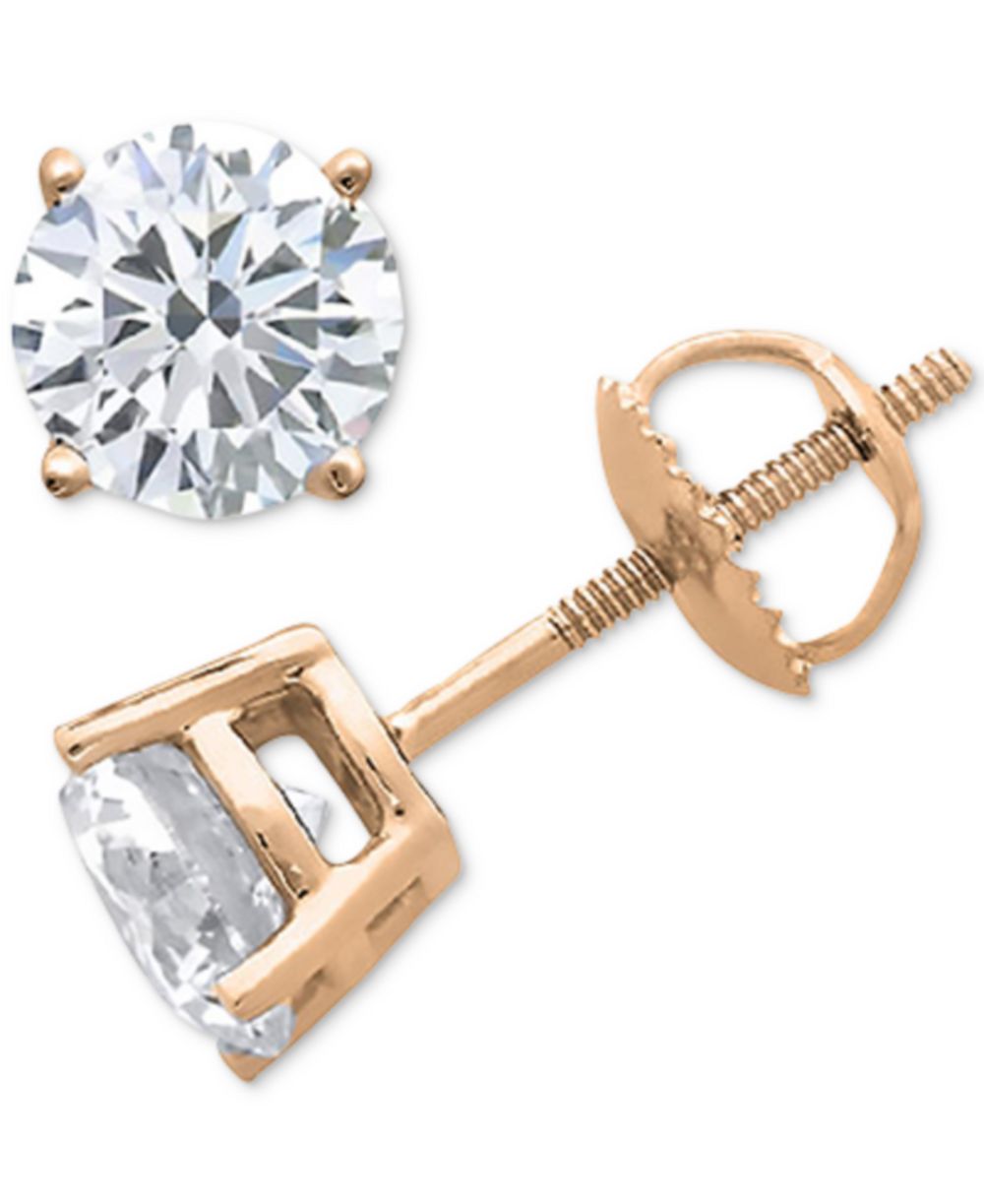 Diamond Stud Earrings (1/6 ct. t.w.) in 10k Gold, White Gold or Rose Gold