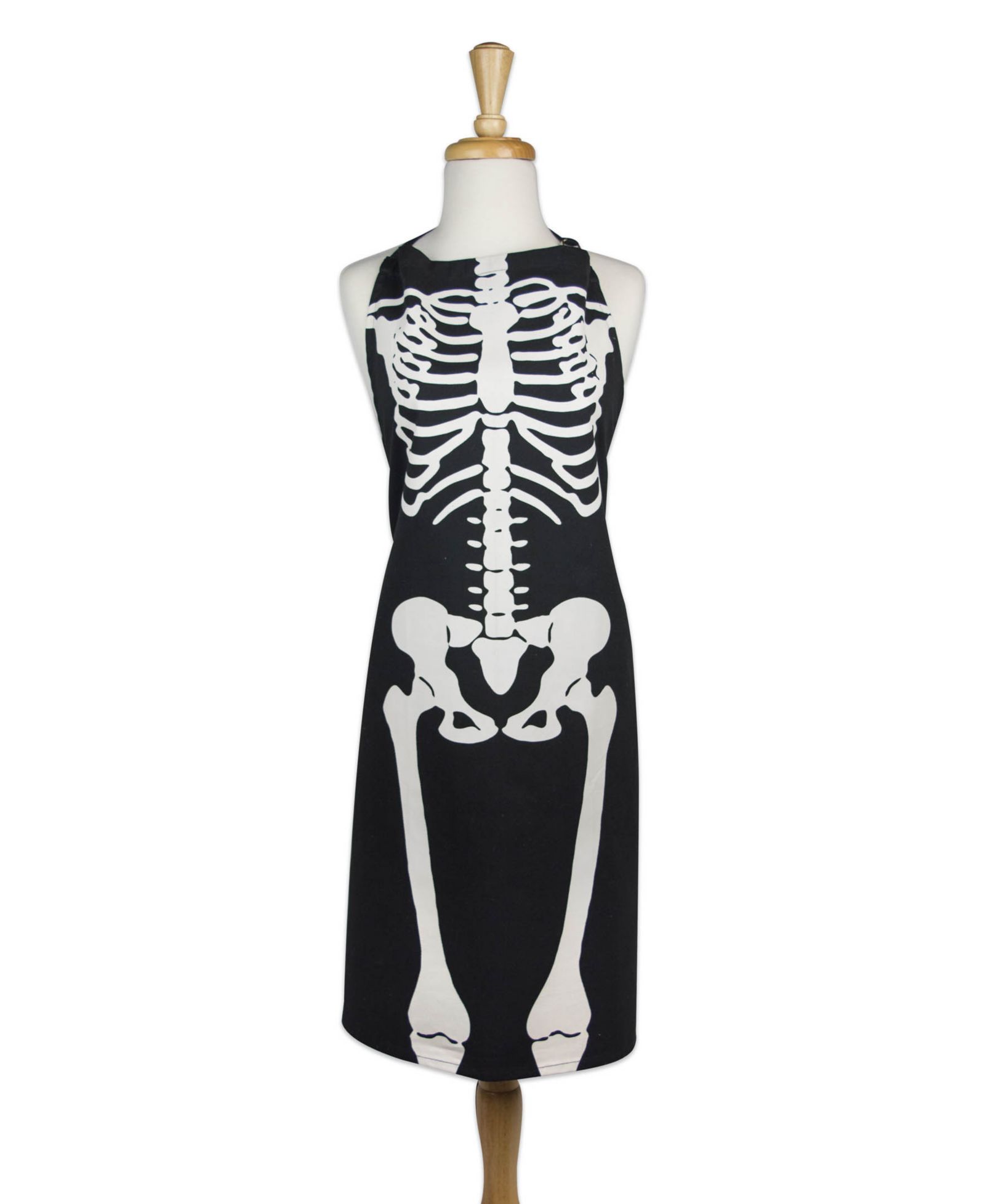 Skeleton Print Chef Apron