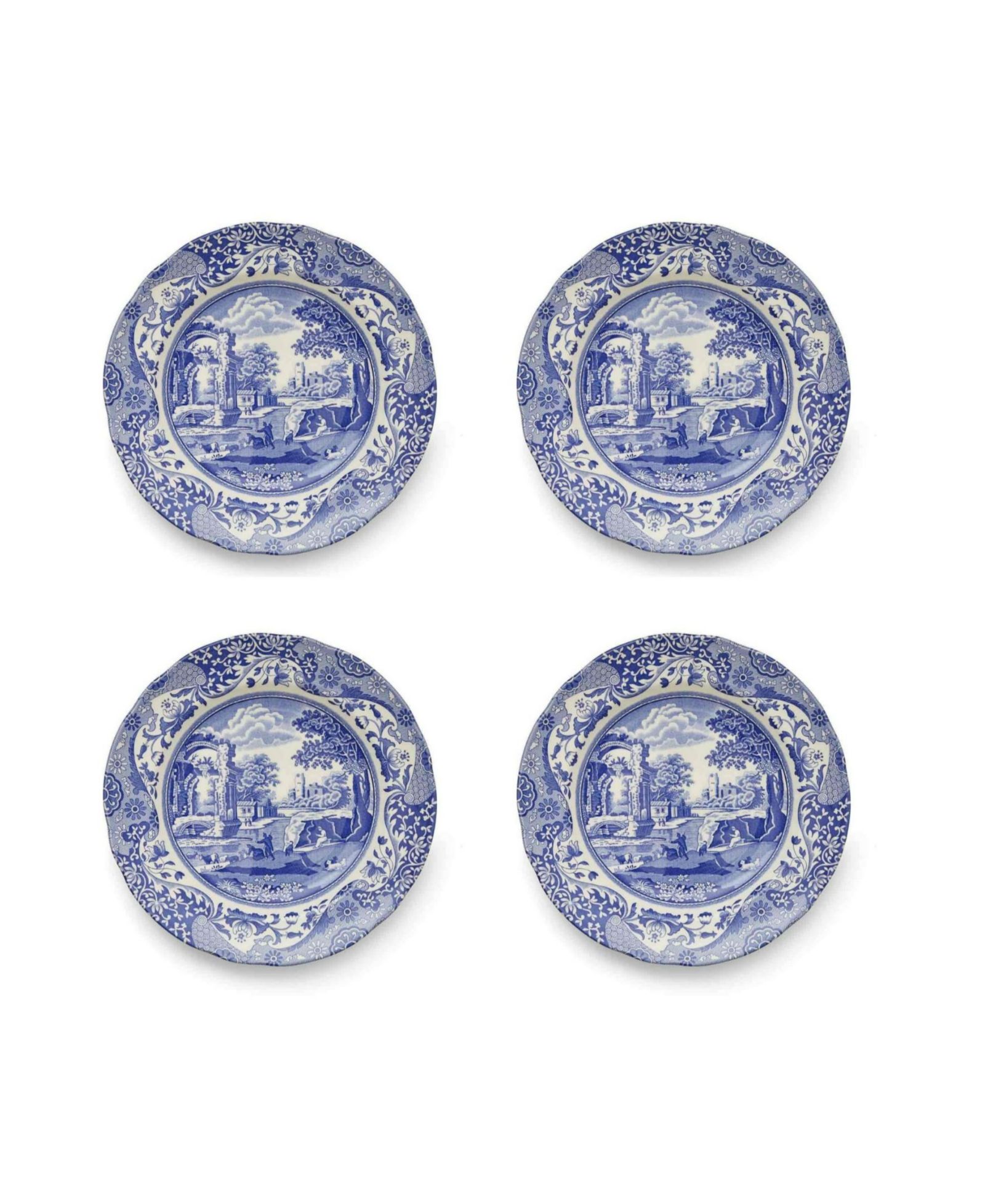 Тарелки для ланча Spode Blue Italian, набор из 4 шт