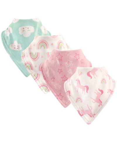 Luvable Friends хлопковые нагрудники-банданы Stylish Cotton Bandana Dribble Bibs