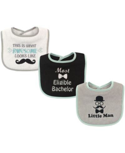 Слюняжки Luvable Friends Cotton Drooler Bibs с наполнителем из волокна