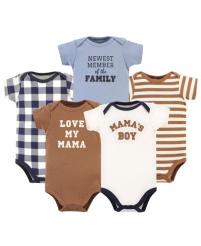 Brown navy mamas boy 5-pack