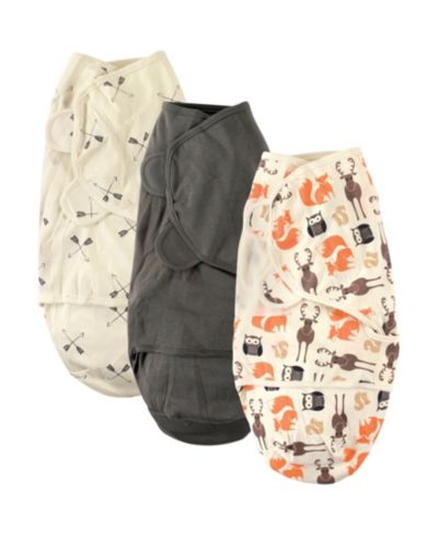 Детское хлопковое одеяло Hudson Baby Soft Cotton Swaddling Blanket